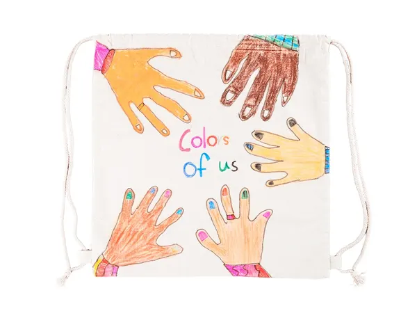 Sac A Dos O'color Coton A Decorer Cordons 38x38 cm Coloris Blanc Lot 10 Unites, LA FRANÇAISE DES COULEURS — Activités…