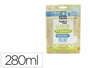Gouache pebeo tactilcolor poudre a diluer 2 en 1        gouache doigt 280ml gouache   liquide 500ml coloris blanc — Non…
