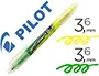 Surligneur Pilot Begreen Spotliter Vw Double Pointe Biseautee Trait 3,6mm Coloris Jaune Et Vert — Fournitures — vue 2