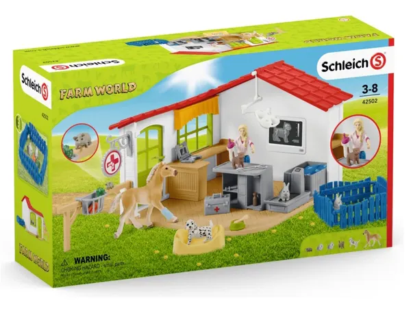 Boite de jeux schleich farm world clinique veterinaire    avec animaux domestiques — Non classé