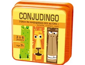 Jeu interdacta conjudingo ce1 107 cartes reversibles + 1    regle du jeu + rappel des     conjugaisons — Non classé
