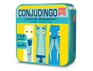 Jeu interdacta conjudingo ce2 107 cartes reversibles + 1    regle du jeu + rappel des     conjugaisons — Non classé