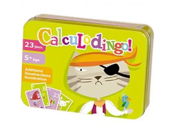 Jeu interdacta calculodingo 36 cartes + 1 livret avec 15  regles — Non classé