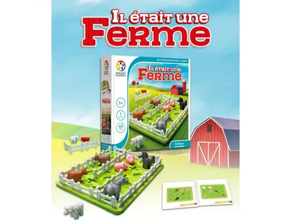 Jeu Interdacta Il Etait Une Ferme 1 Plan De Jeu + 2 Chevaux + 2 Vaches + 2 Moutons + 2 Cochons + 3 — Matériel & jeux…