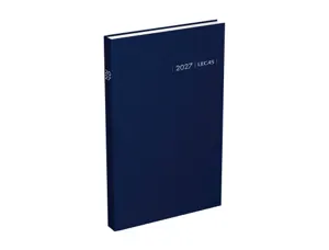 LECAS Agenda Carré 1 jour Travers 140 x 220 mm, 2027,assorti — Agendas planning