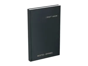 LECAS Agenda journalier Recettes/Dépenses 2027, 140 x 220 mm — Agendas planning