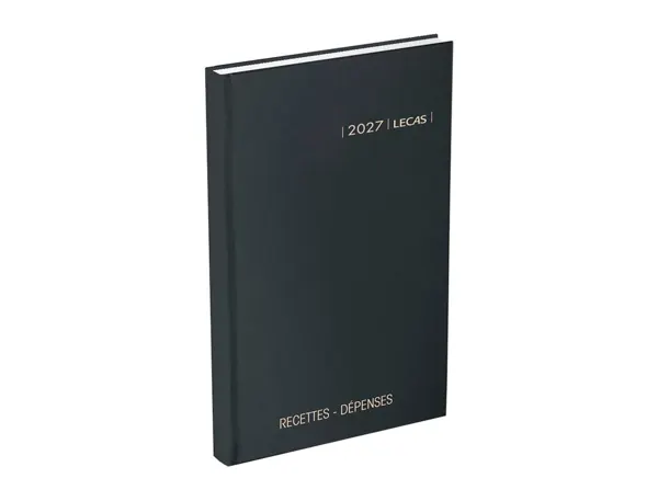 LECAS Agenda journalier Recettes/Dépenses 2027, 140 x 220 mm — Agendas planning
