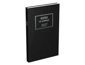 LECAS Agenda de La Banque Large, 180 x 290 mm, 2027, noir — Agendas planning
