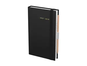 LECAS Agenda journalier Chantier, 2027, 90 x 150 mm, assorti — Agendas de poche
