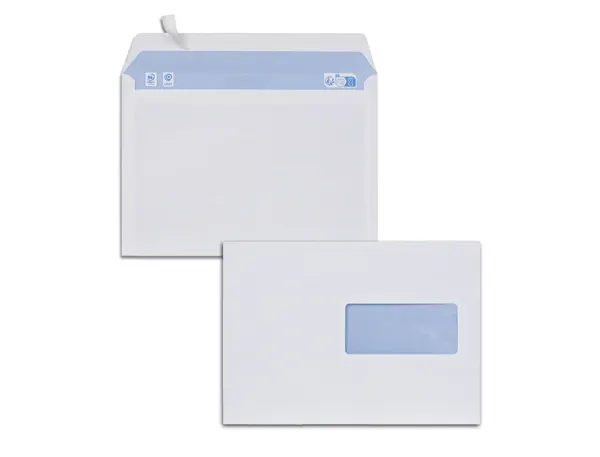 Enveloppes blanches c5 80g f45adhesives 162x229mm pefc eco  boite de 500 unites — Non classé