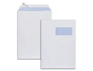 Pochettes blanches c4 90g f110x50 adhesives 229x324mm   pefc eco boite de 250 unites — Non classé