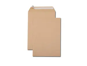 Pochettes kraft brun c4 90g adhesives 229x324mm pefc eco  boite de 250 unites — Non classé
