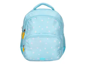 Sac a dos liderpapel scolaire fleurs 350x110x270mm coloris  bleu ciel — Non classé