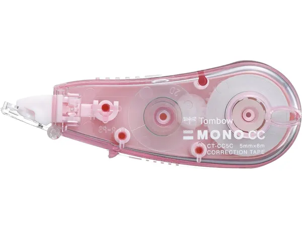 Correcteur tombow mono cce5 frontal ruban 6mx5mm coloris rose — Non classé