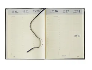 Agenda brepols optivision large couverture dubletta 1   semaine/2 pages 17,1x22cm     128p coloris assortis — Non classé