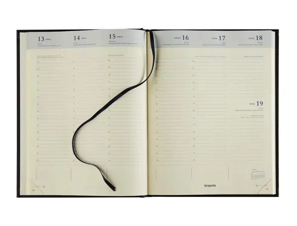 Agenda brepols timing couverture aurelia 1          semaine/2 pages 17,1x22cm     128p coloris assortis — Non classé