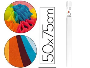 Papier de soie liderpapel 50x75cm 17g/m2 unicolore blanc rouleau 24 feuilles — Non classé