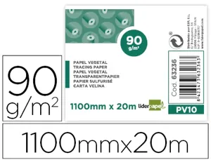 Papier calque liderpapel 110cmx20m 90g rouleau — Non classé