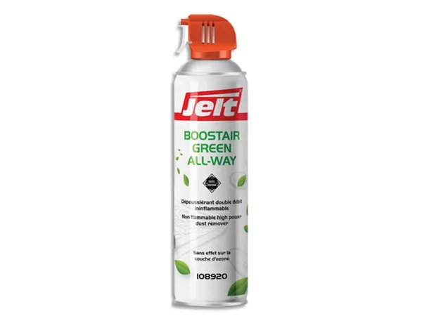 Dépoussiérant jelt green boostair all way gaz ininflammable sans cfc utilisable toutes positions 650ml 300g — Non classé
