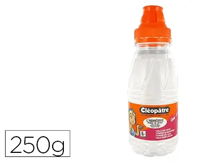 Colle cléopâtre adhésive transparente forte flacon 250g — Non classé