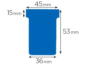 Fiche t planning nobo indice 1.5 coloris bleu clair étui 100 unités — Non classé