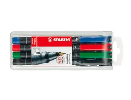 STABILO Feutre pour films OHPen universal, permanent, étui — Fournitures