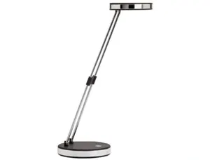 Lampe bureau maulpuck led basse consommation classe a 5wcordon 1,7m bras extensible   185 a 330mm coloris noir — Non classé
