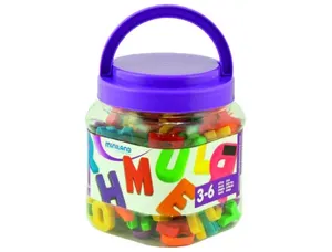 Jeu miniland lettres majuscules magnétiques pot de 154 pièces — Non classé