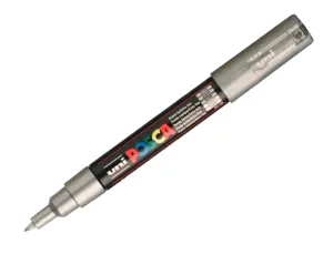 Marqueur posca pc1mc base eau pointe conique extra fine     0,7mm argent             sans/odeurs/alcool/solvant tous — Non…