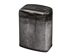 Destructeur fellowes m-7cm coupe croisée 4x35mm din p-4 corbeille 13 litres 38,7x32x18,6cm — Non classé