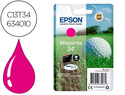 Cartouche d'encre original epson 34 magenta — Non classé