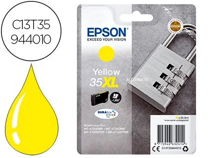 Cartouche d'encre original epson 35xl 2600 p jaune — Non classé