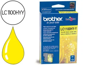 Cartouche d'encre original brother lc1100hyy 750 p jaune — Non classé