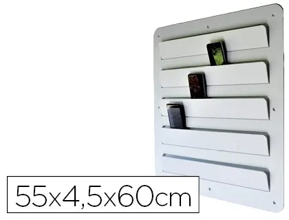 Rangement mural planorga téléphone portable phone docking 60x55cm coloris blanc — Non classé