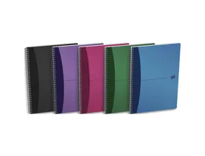 Carnet spirale oxford urban mix couverture pp reliure intégrale 11x17cm 180 pages 90g 5x5mm coloris assortis — Non classé