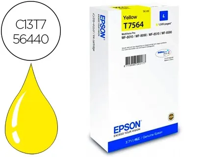Cartouche d'encre original epson c13t75634010 jaune — Non classé
