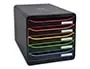 EXACOMPTA Module de classement BIG-BOX PLUS, 5 tiroirs, — Aménagement d'espace — vue 2