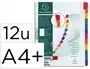 EXACOMPTA Intercalaires en carton, A4 Maxi, 12 touches — Classement & archivage — vue 2