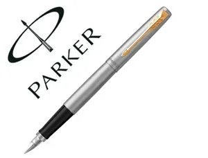 PARKER Stylo plume JOTTER Acier G.T., or — Stylos plume & effaceurs