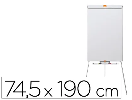 nobo Chevalet de conférence Mobil Stahl Nano Clean, blanc — Aménagement d'espace