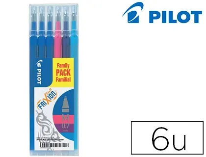 PILOT Recharge pour roller FRIXION BALL BLS-FR7, assorti — Fournitures