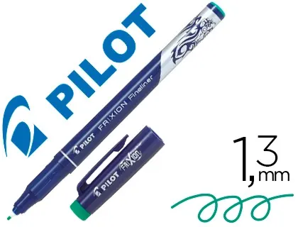 Stylo-feutre pilot frixion fineliner pointe 1.3mm coloris vert — Non classé