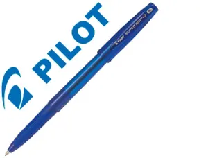 Stylo-bille pilot super grip g cap pointe moyenne coloris bleu — Non classé