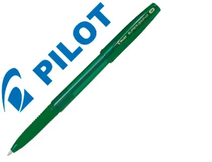 Stylo-bille pilot super grip g cap pointe moyenne coloris vert — Non classé