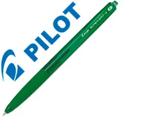 Stylo-bille pilot super grip g rétractable pointe fine coloris vert — Non classé