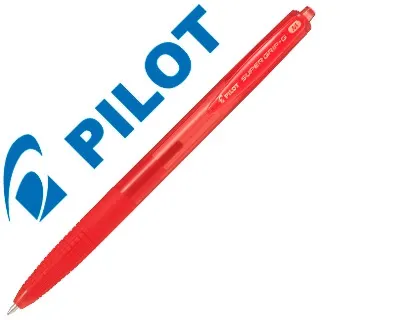 Stylo-bille pilot super grip g rétractable pointe moyenne coloris rouge — Non classé