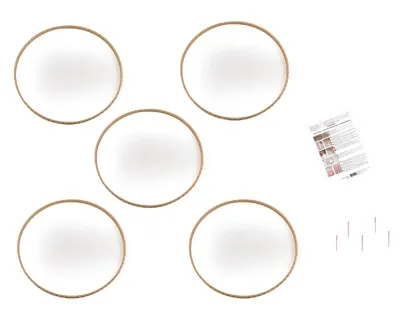 Métier à tisser graine créative rond diamètre 285mm + 5 aiguilles et notice lot 5 unités — Non classé
