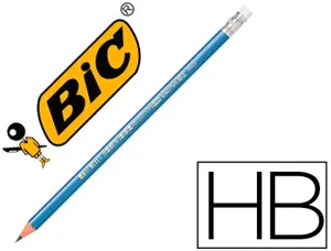 Crayon graphite bic evolution triangle embout gomme mine hb ultra résistante — Non classé