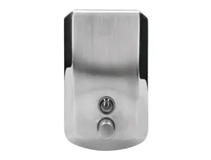 Distributeur savon liquide q-connect manuel acier inoxydable 800ml 179x56x115mm — Non classé