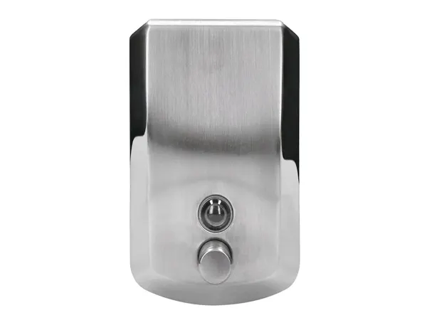 Distributeur savon liquide q-connect manuel acier inoxydable 800ml 179x56x115mm — Non classé